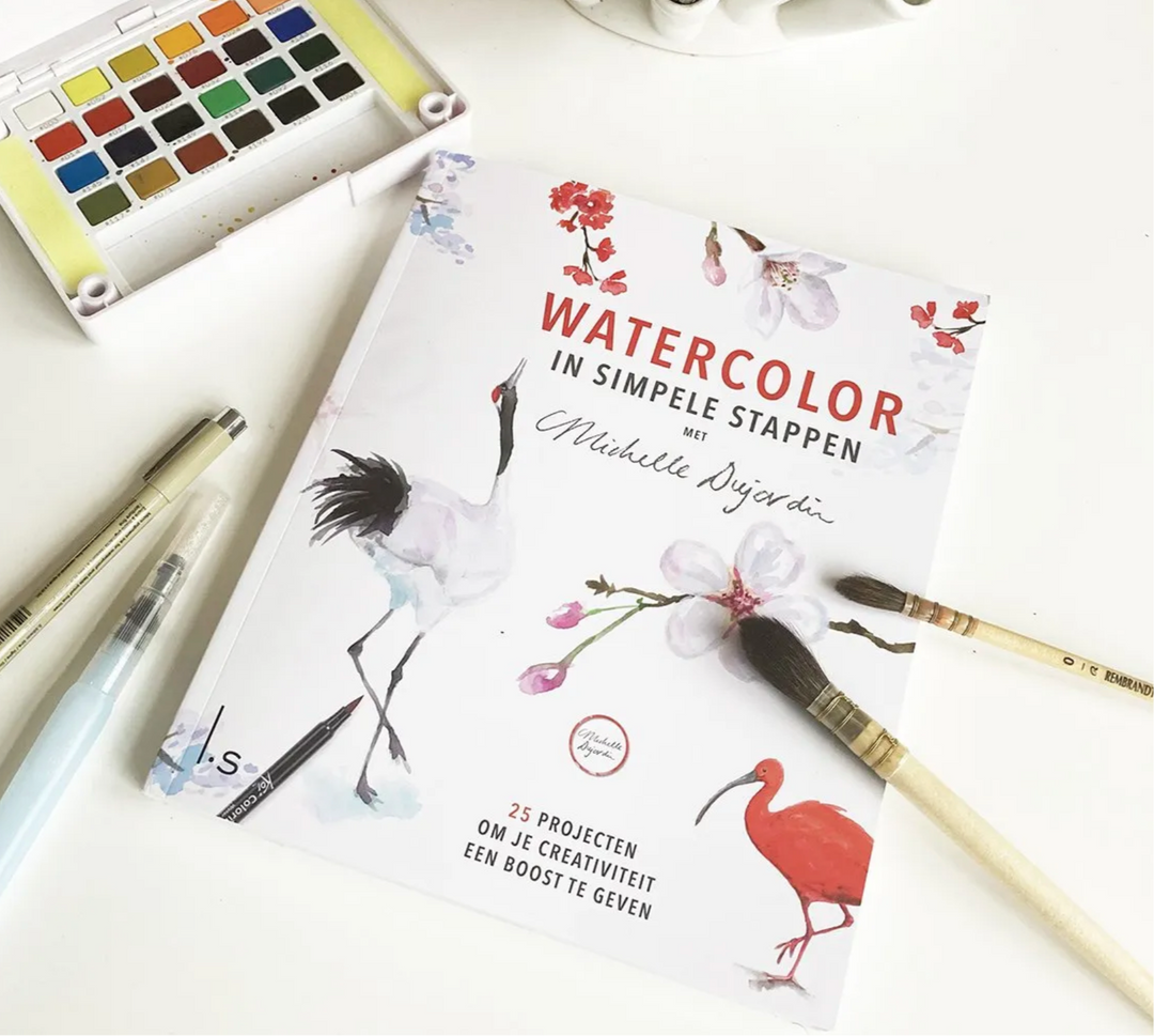 My new step-by-step watercolor book