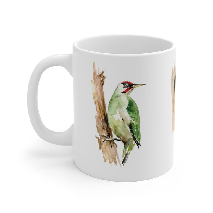 Woodpecker bird mug