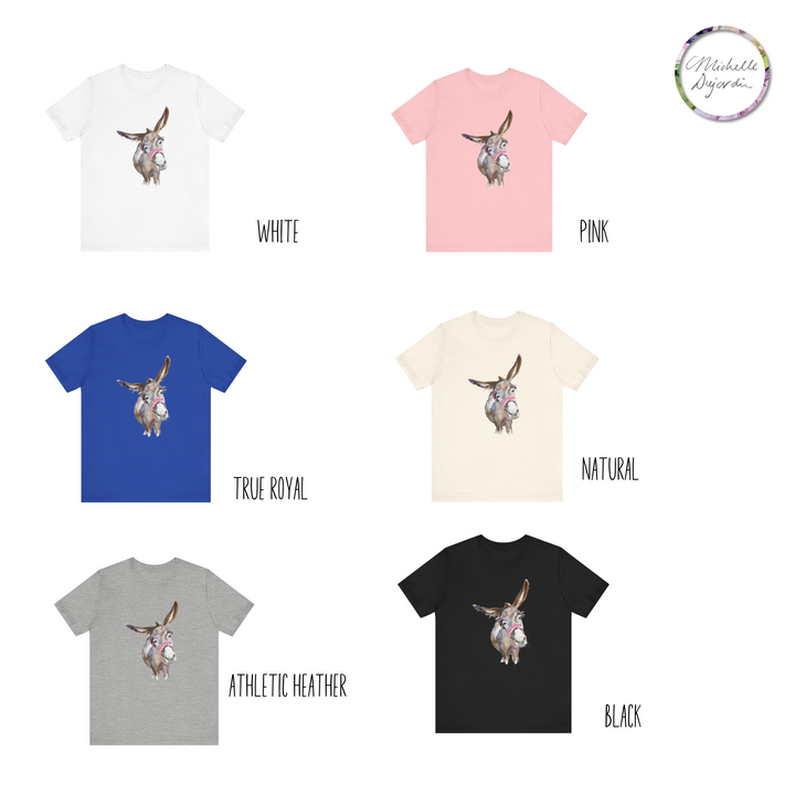 Funny Donkey Watercolor T-shirt