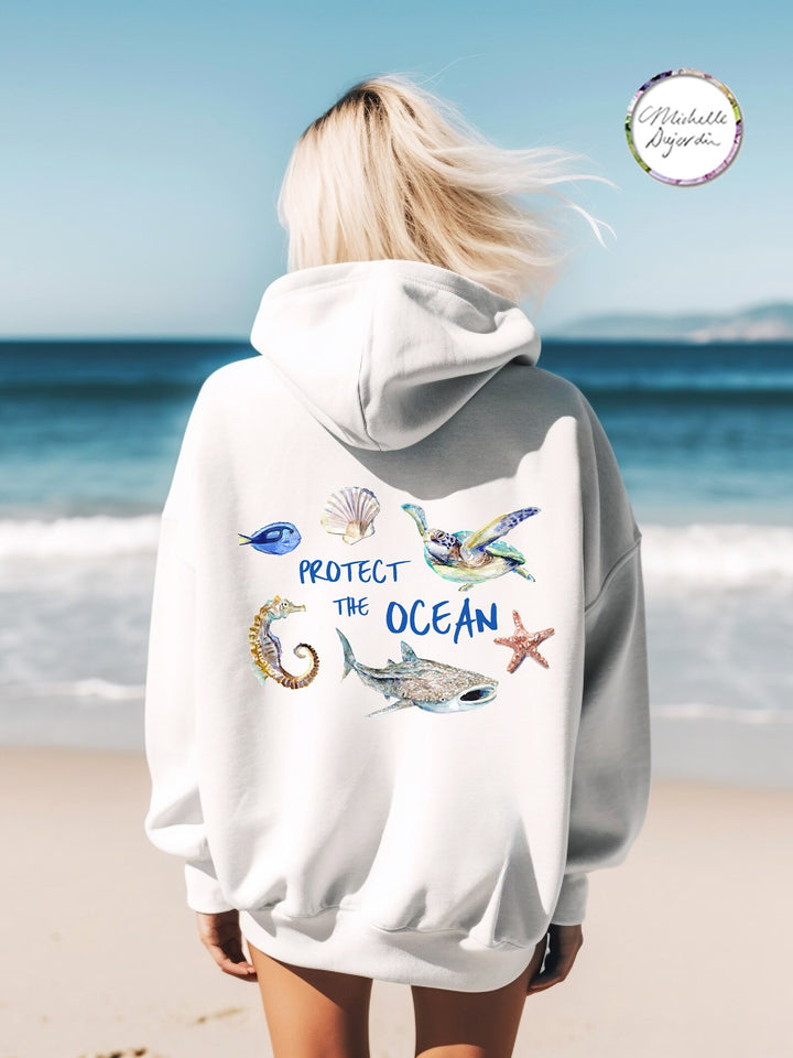 Protect the ocean hoodie