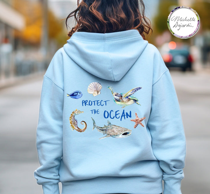 Protect the ocean hoodie