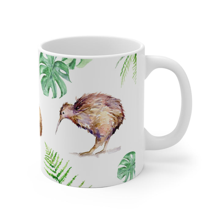 Kiwi bird family Mug