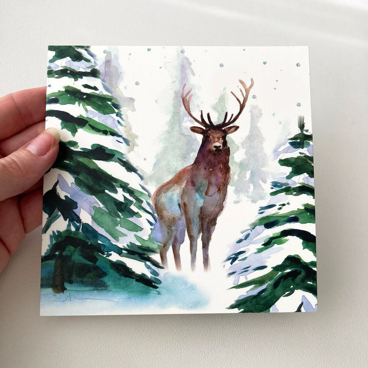 Greeting cards 'Winter Animals' (2023) by Michelle Dujardin