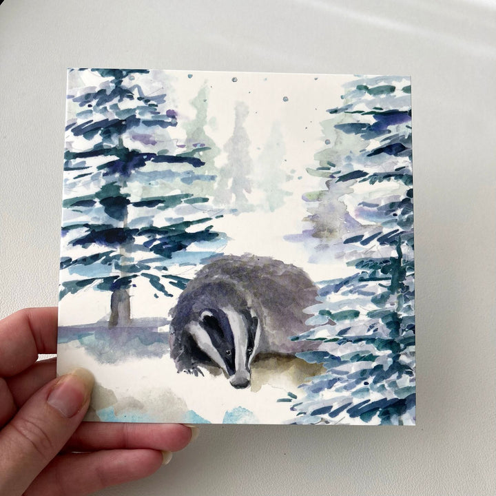 Greeting cards 'Winter Animals' (2023) by Michelle Dujardin