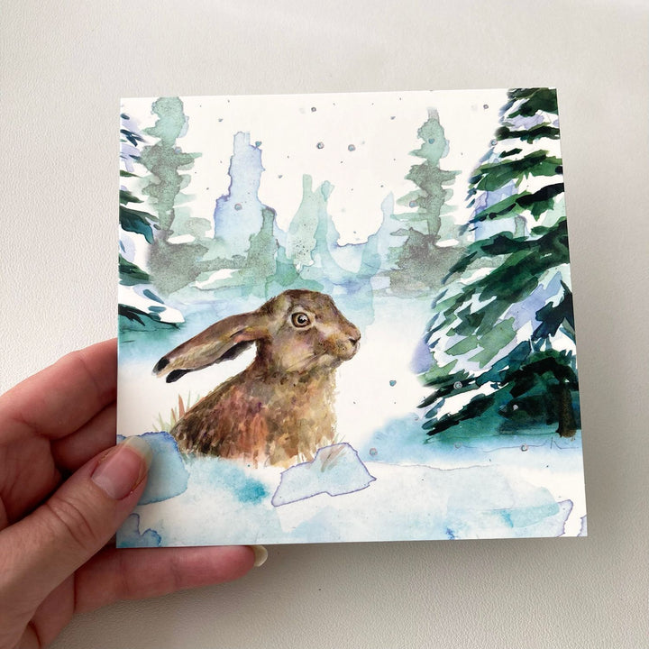 Greeting cards 'Winter Animals' (2023) by Michelle Dujardin