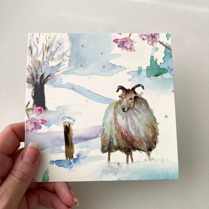Greeting cards 'Winter Animals' (2023) by Michelle Dujardin