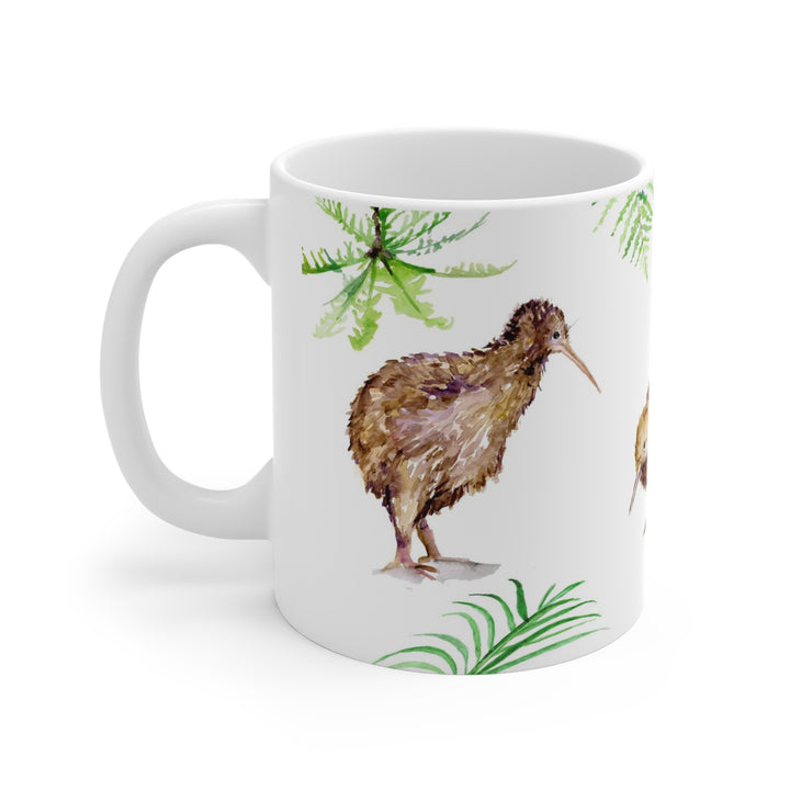Kiwi bird family Mug