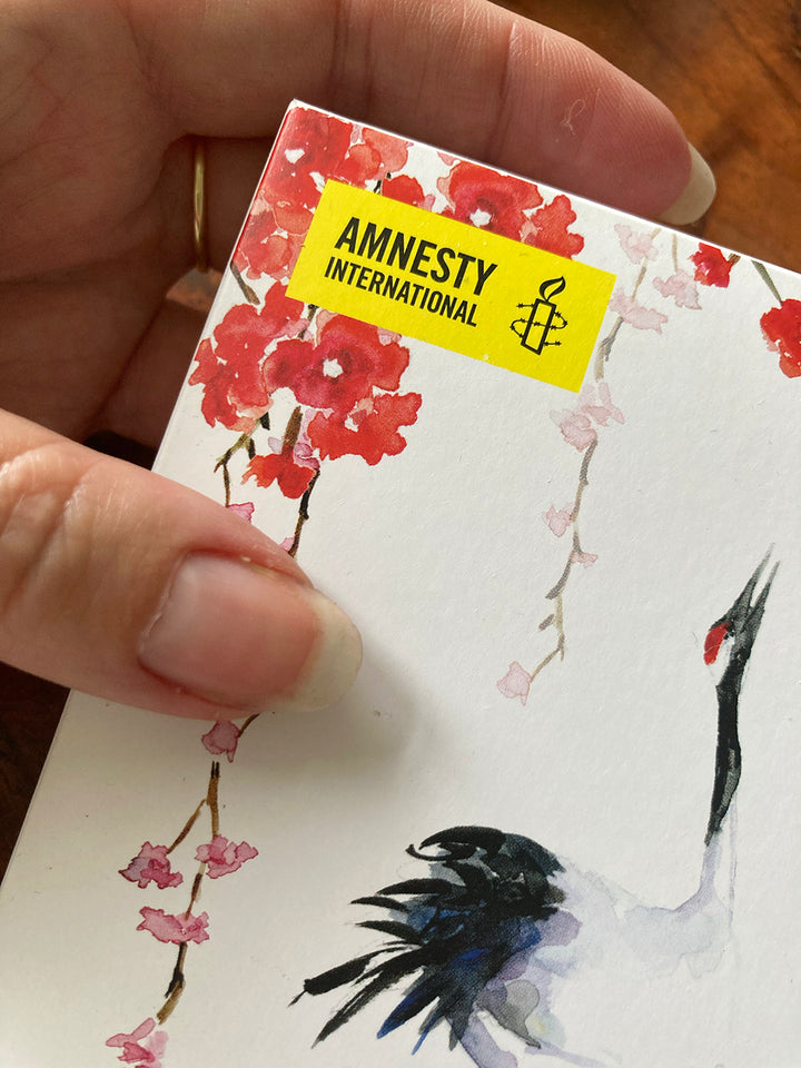 Cranes greeting cards a touch of Zen by Michelle Dujardin