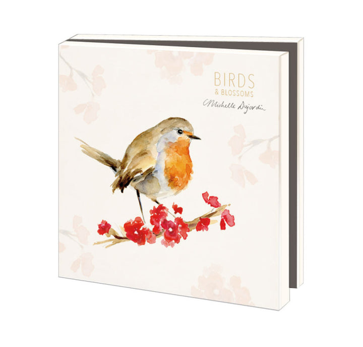 Mapje wenskaarten met verschillende vogelsoorten van Michelle Dujardin