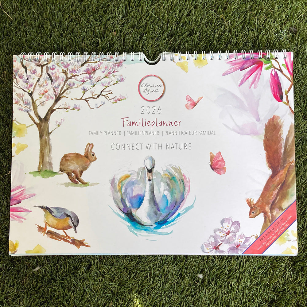 Family Planner 2026 'Connect with Nature'