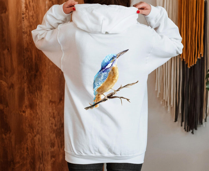 Ijsvogel trui met capuchon van Michelle Dujardin