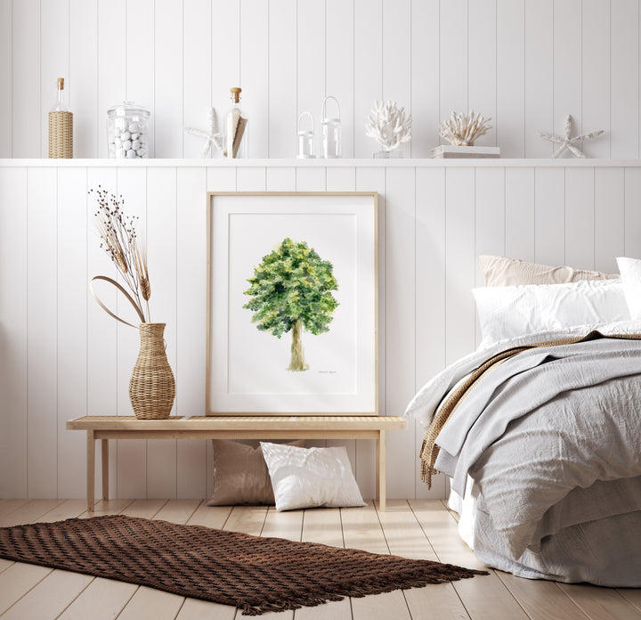 framed art print of a linden tree b Michelle Dujardin