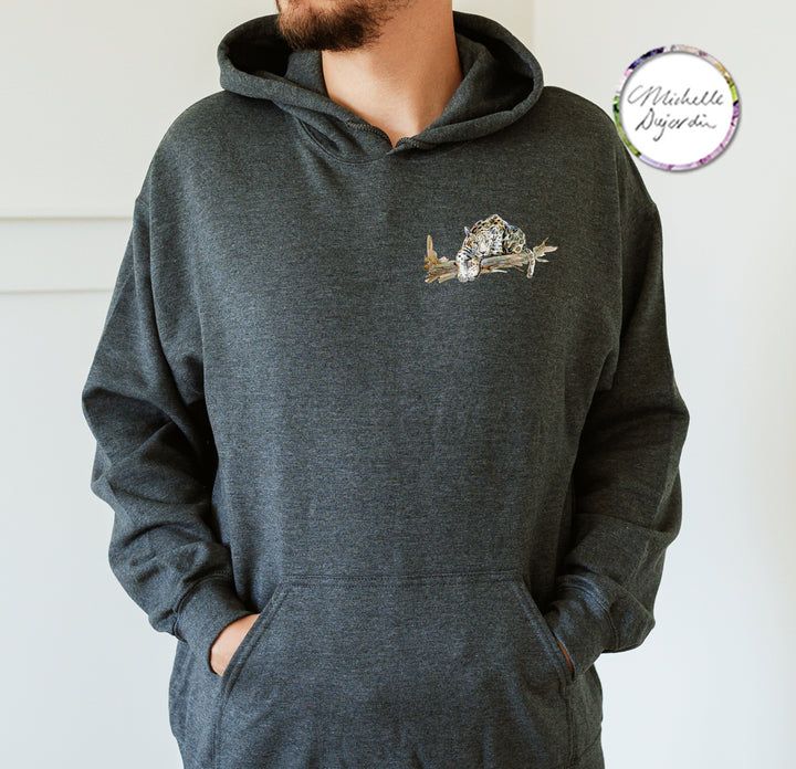 Jaguar en regenwoud dieren op hoodie