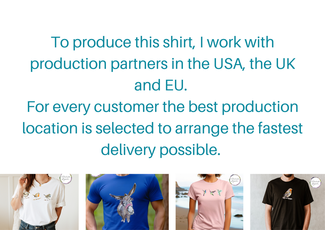 Funny Donkey Watercolor T-shirt