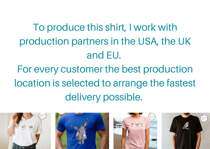 Funny Donkey Watercolor T-shirt