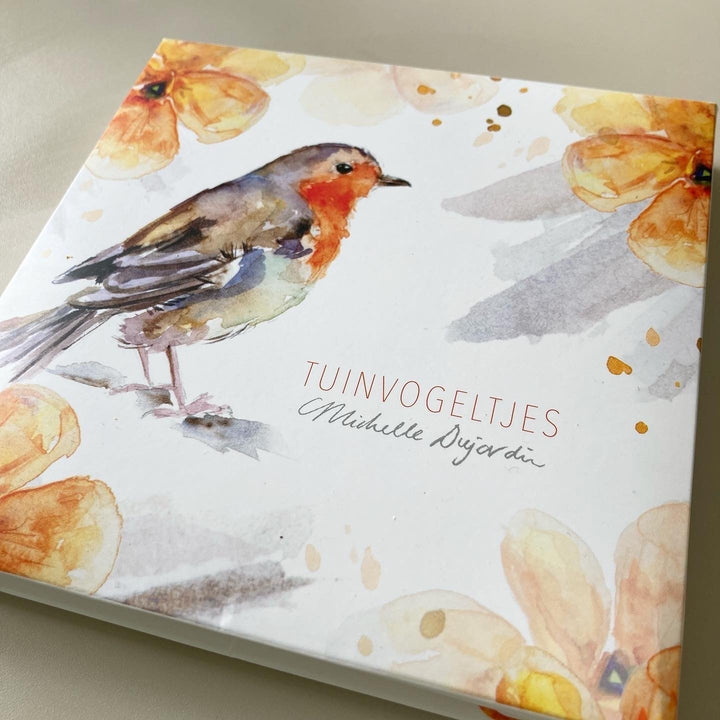 Set van 10 wenskaarten met vogels van Michelle Dujardin