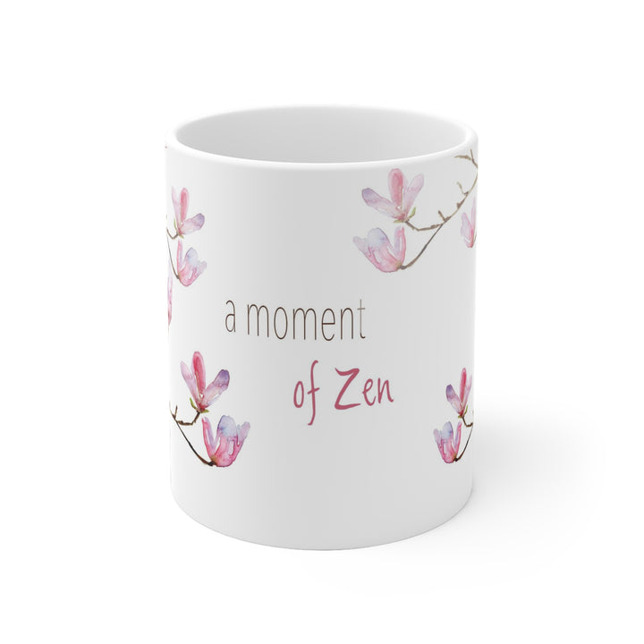 Zen mug with mindful quote by Michelle Dujardin