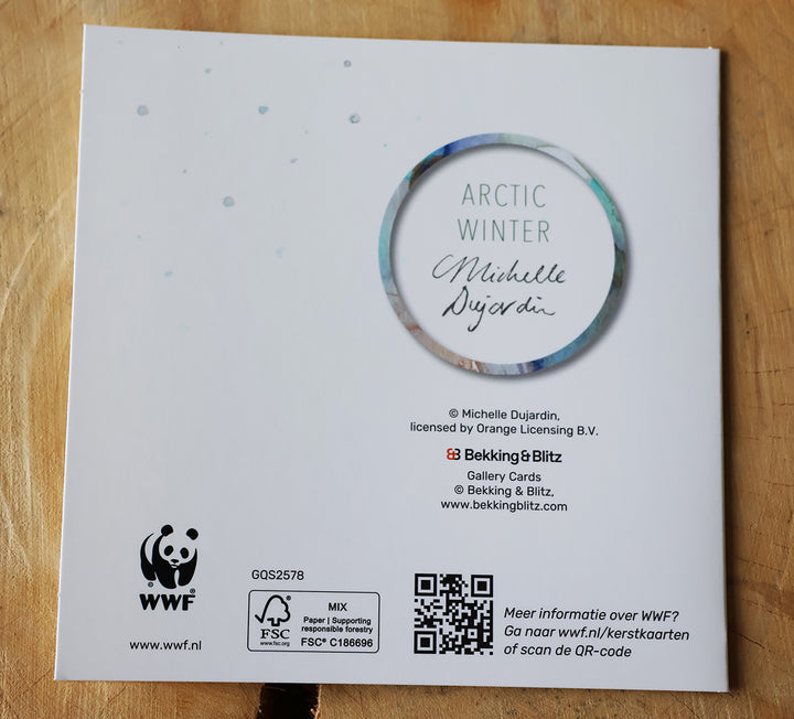 Arctic Winter Greeting Cards – Set of 10 by Michelle Dujardin WWF edition