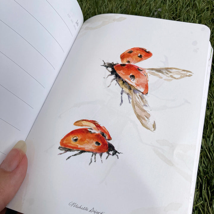 Mini Diary 2026 connect with nature by Michelle Dujardin