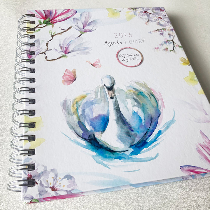 Ring binder diary 2026 'Connect with Nature' by Michelle Dujardin