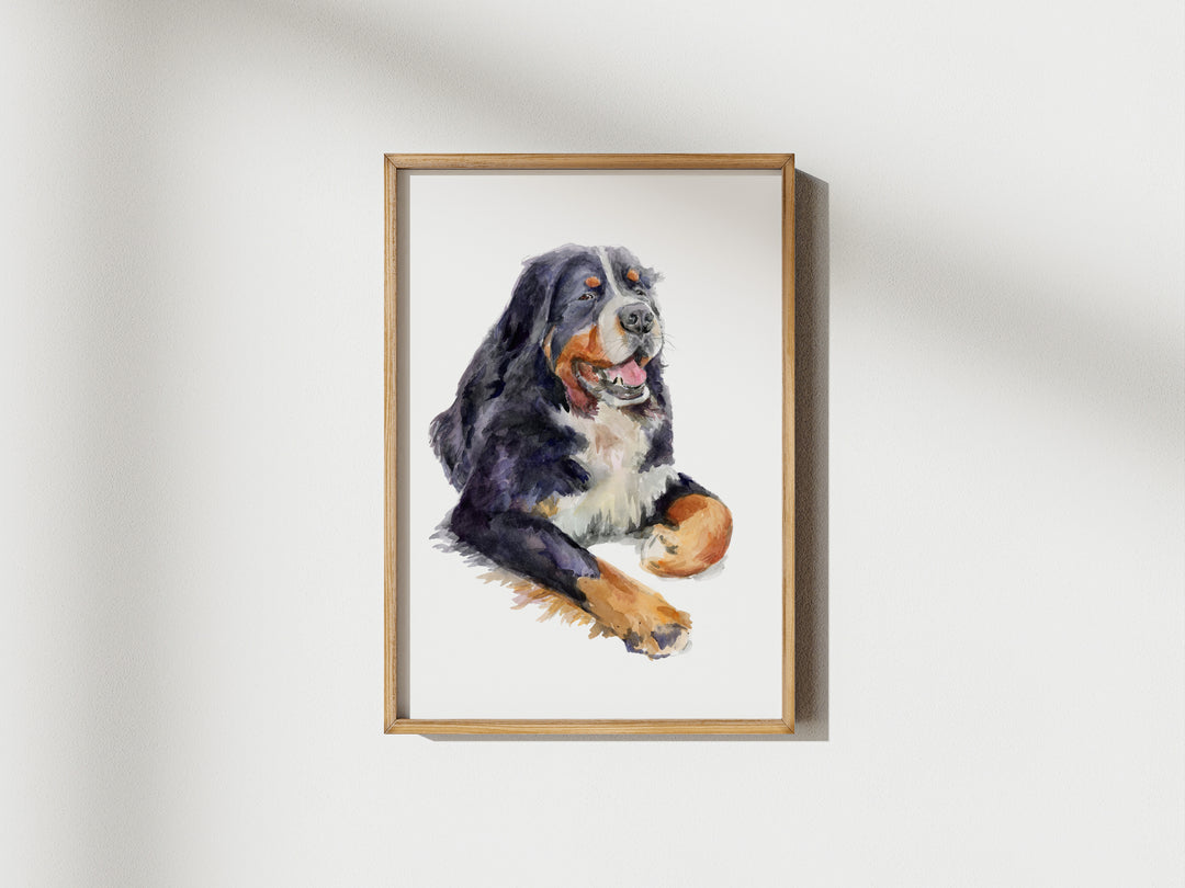 Aquarel schilderij in opdracht van uw hond, kat of huisdier