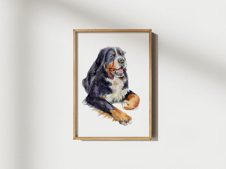 Aquarel schilderij in opdracht van uw hond, kat of huisdier