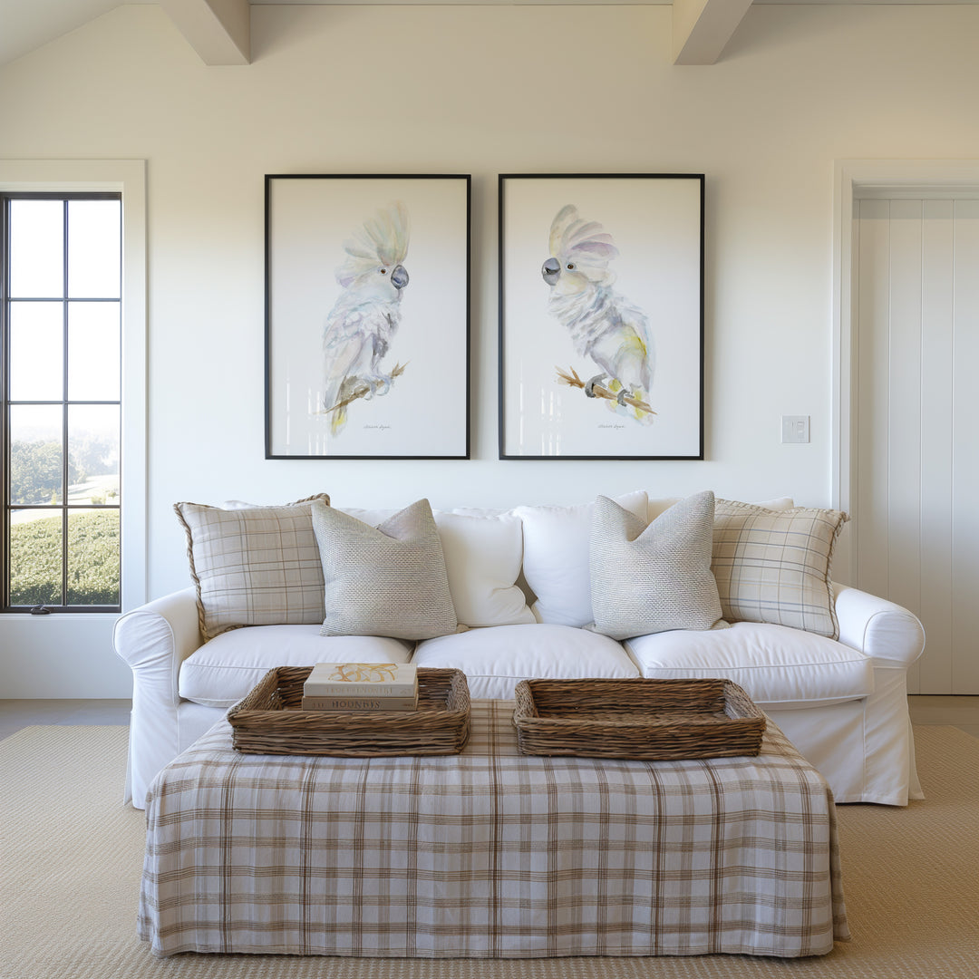 Cockatoo parrot painting by Michelle Dujardin