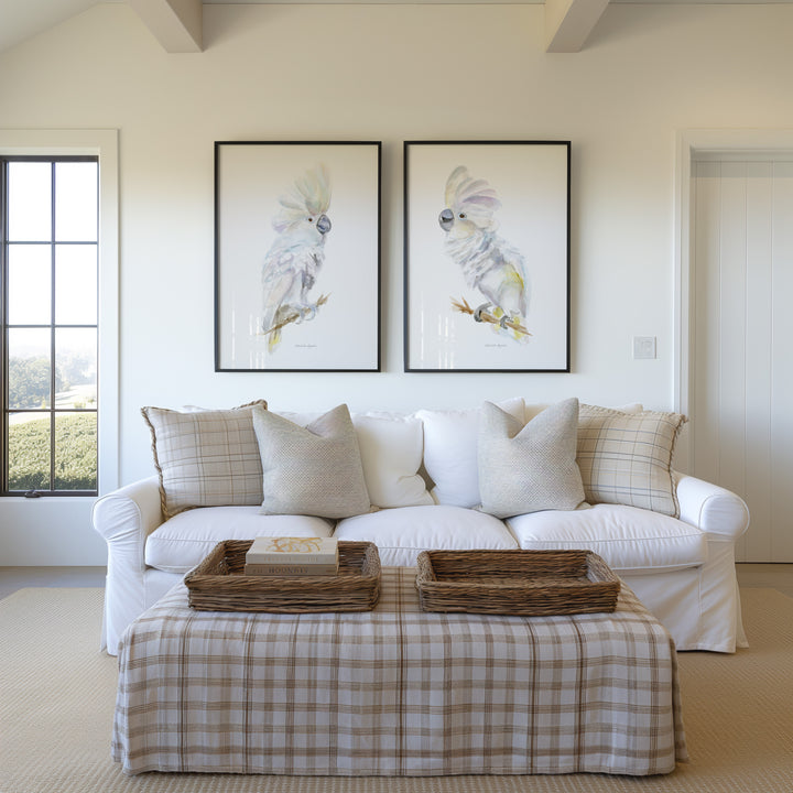 Cockatoo parrot painting by Michelle Dujardin