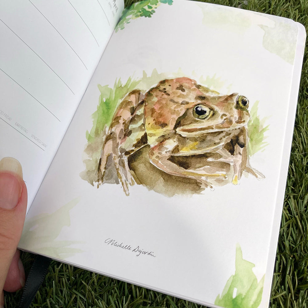 Mini Diary 2026 connect with nature by Michelle Dujardin