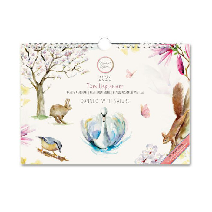 Family Planner 2026 'Connect with Nature'
