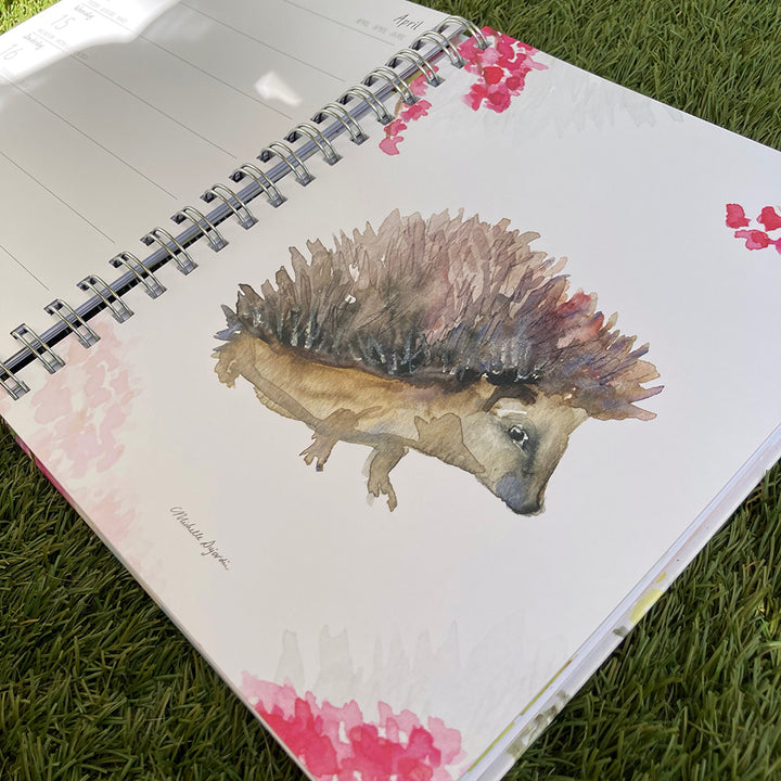 Ring binder diary 2026 'Connect with Nature' by Michelle Dujardin