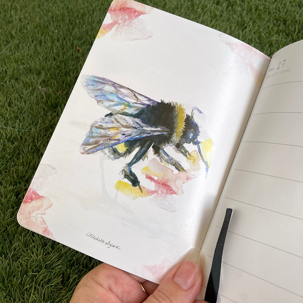 Mini Diary 2026 connect with nature by Michelle Dujardin