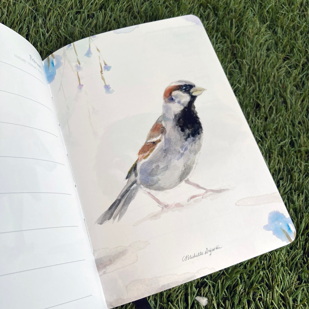 Mini Diary 2026 connect with nature by Michelle Dujardin