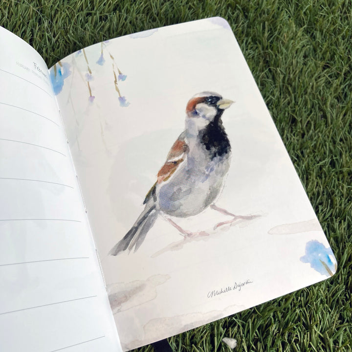 Mini Diary 2026 connect with nature by Michelle Dujardin