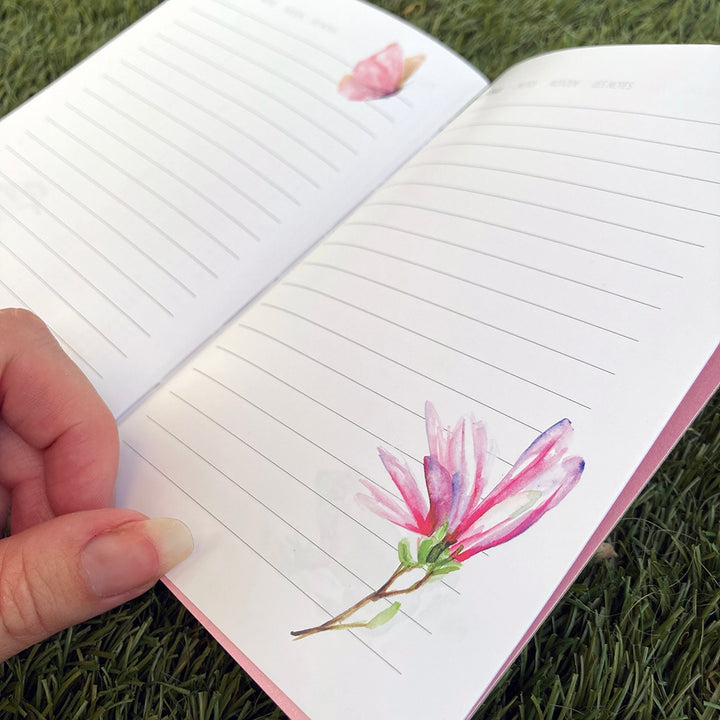 Mini Diary 2026 connect with nature by Michelle Dujardin