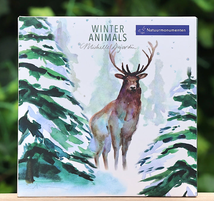 Greeting cards 'Winter Animals' (2023) by Michelle Dujardin