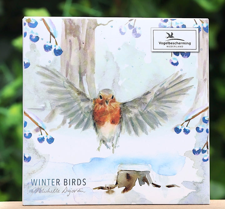Greeting cards 'Winter Birds' by Michelle Dujardin (2023 release)