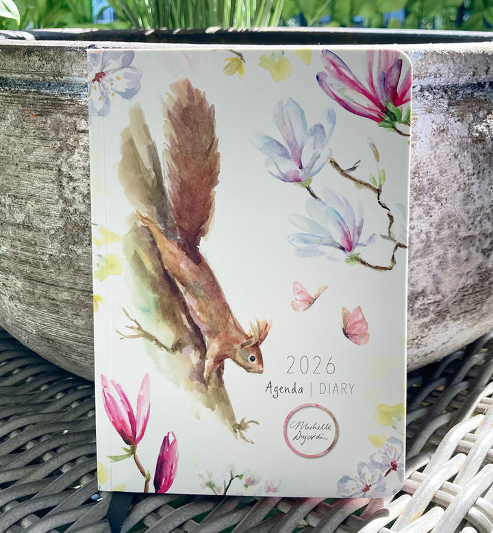 Mini Diary 2026 connect with nature by Michelle Dujardin
