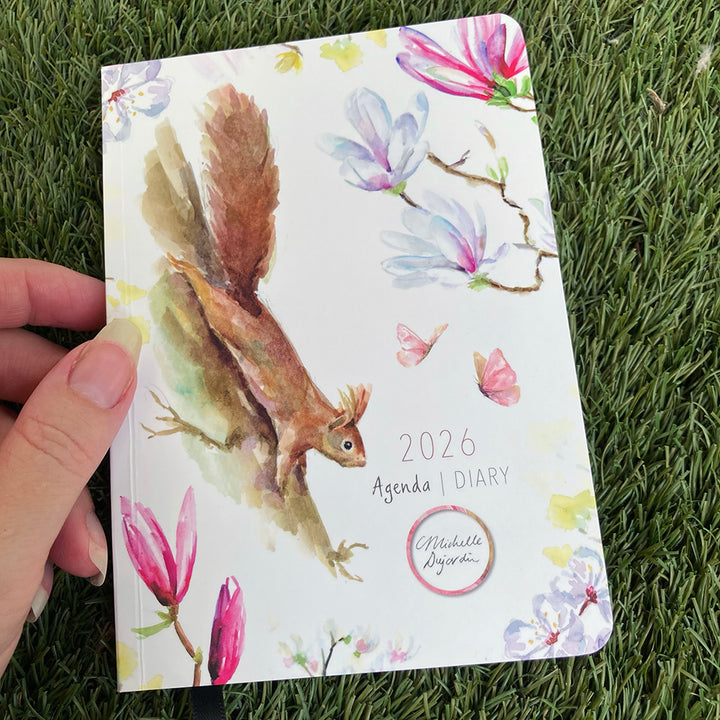 Mini Diary 2026 connect with nature by Michelle Dujardin
