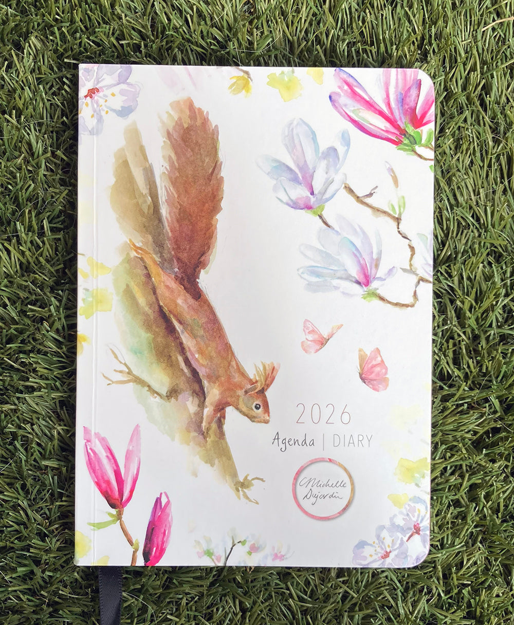 Mini Diary 2026 connect with nature by Michelle Dujardin