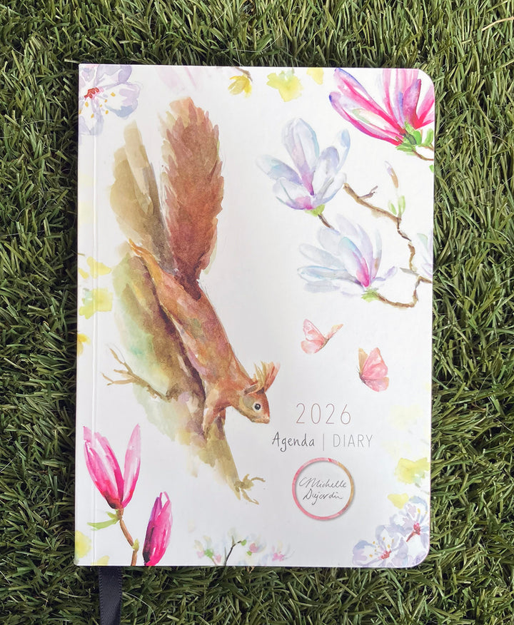 Mini Diary 2026 connect with nature by Michelle Dujardin