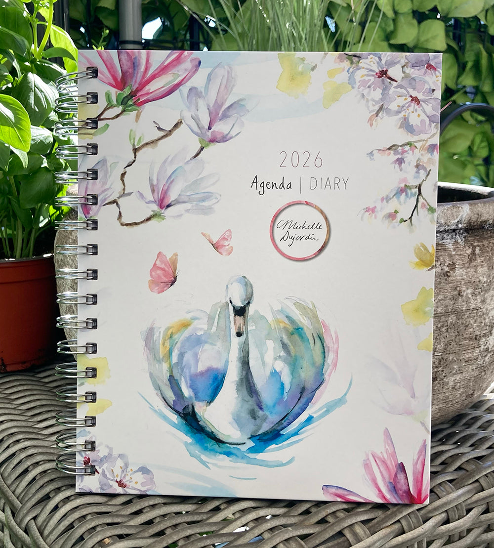 Ring binder diary 2026 'Connect with Nature' by Michelle Dujardin