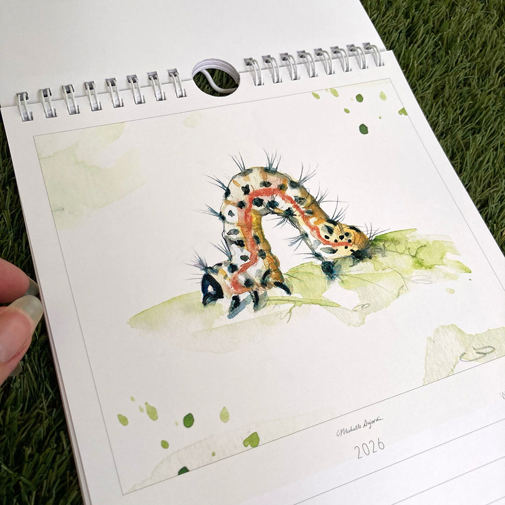 Week calendar 2026 'Connect with Nature' by Michelle Dujardin