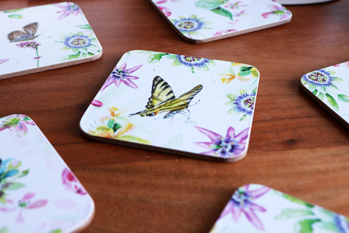 Coasters passion for Butterflies Michelle Dujardin