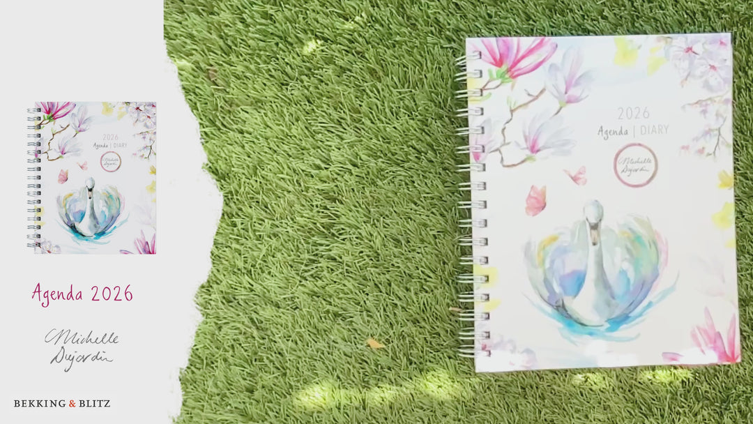 Ring binder diary 2026 'Connect with Nature' by Michelle Dujardin