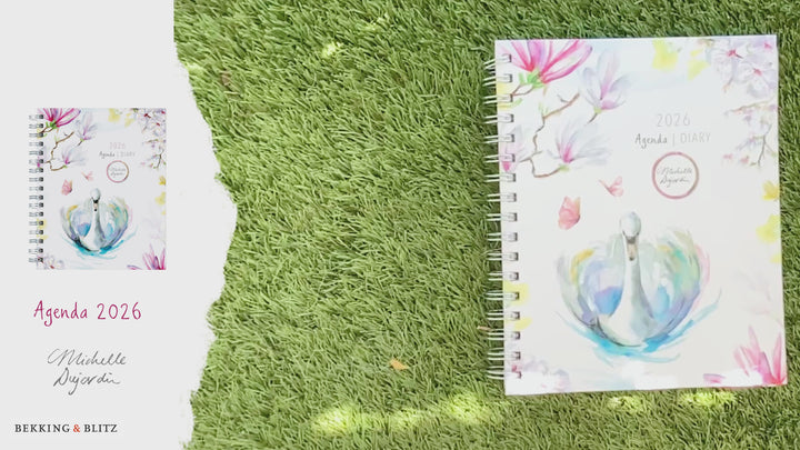 Ring binder diary 2026 'Connect with Nature' by Michelle Dujardin