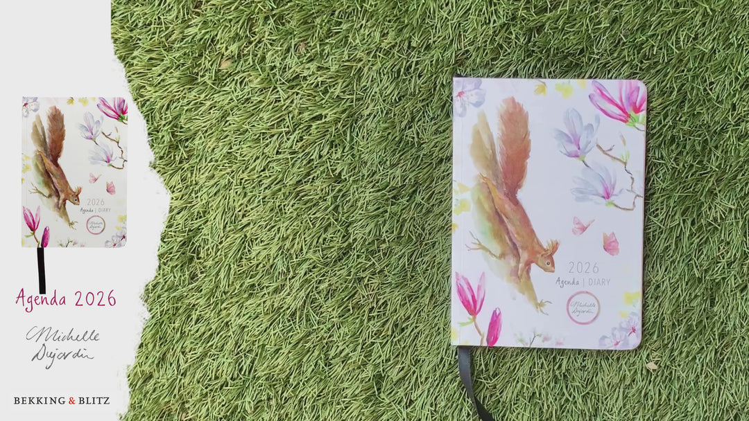 Mini Diary 2026 connect with nature by Michelle Dujardin