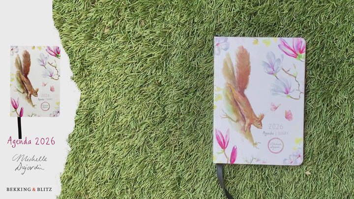 Mini Diary 2026 connect with nature by Michelle Dujardin