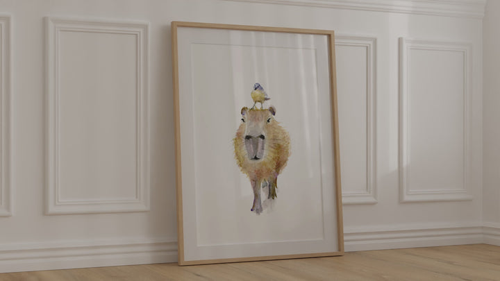capybara wall art video