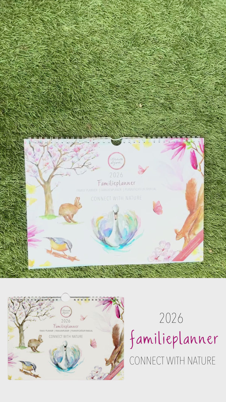 Family Planner 2026 'Connect with Nature'